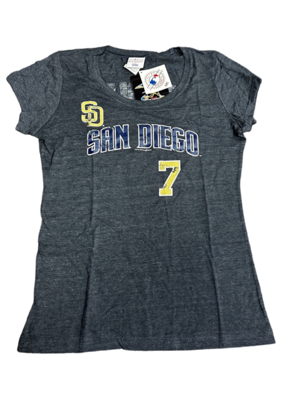 NWT MLB Genuine Merchandise San Diego Padres #7 Headley women's tee size large